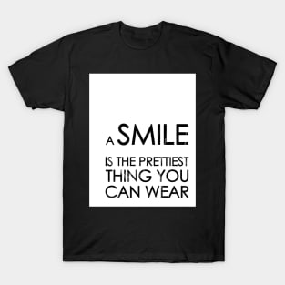 Quote print, Smile quote, Scandinavian print, Scandinavian, Trendy print, Styled, Scandinavian art, Modern art, Wall art, Print, Minimalistic, Modern T-Shirt